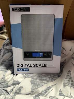 Bakfee Digital Kitchen Scale 33LB/15KG Model BK-803